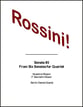 Rossini Quartet - set for 4 clarinets P.O.D. cover